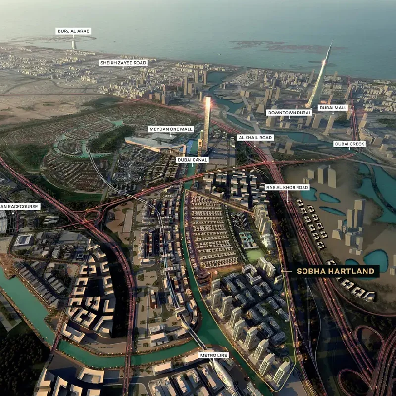 Sobha Crest Grande Tower C location image